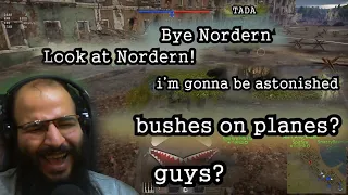 Reaction to "War Thunder Antics ep 1" by Nordern