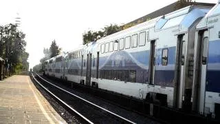 Bombardier Multilevel rail cars.