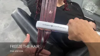 Cryotherapy for the hair with Subzero Cryotherapy Professional