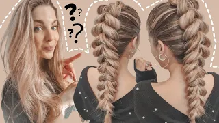 ASTUCE COIFFURE FACILE et rapide - Fausse tresse facile à faire -  Belle tresse facile a faire ❤️