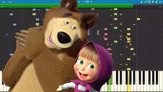 IMPOSSIBLE REMIX - Masha And The Bear Theme - Маша и Медведь - Piano Cover