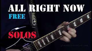 "All Right Now" Guitar Solo