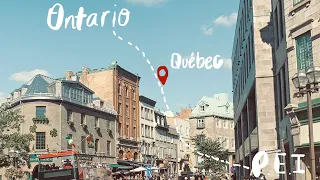 Road trip from Ontario to Prince Edward Island 🇨🇦 (pt.1) ~ Quebec