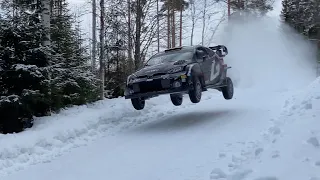 Kalle Rovanperä Rally Sweden 2024 test Toyota GR Yaris