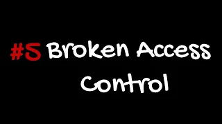 #5 Broken Access Control OWASP TOP 10 - 2021 - بالدارجة