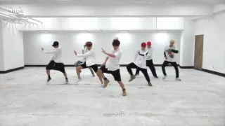 BTS - Fire Dance Practice Mirrored (70% Slow)