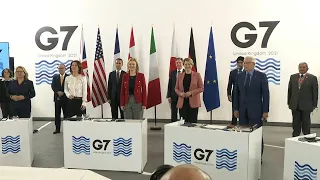 G7 drohen Moskau mit "massiven Konsequenzen" bei Ukraine-Einmarsch | AFP