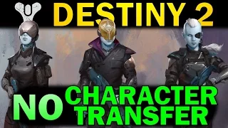 Destiny 2: Why Your Characters Won't Transfer Over