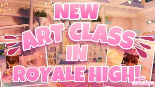 NEW CLASS RELEASED IN ROYALE HIGH: ART CLASS! || ROYALE HIGH NEW PHASE 2024