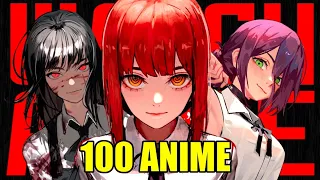 100 Anime You Need to Watch (قبل أن تنفجر الشمس وتحولك إلى كومة من الرماد)