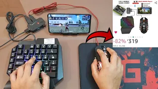 How to play free fire with keyboard mouse in mobile | ⌨️ 🖱📱 full setup without app no activation