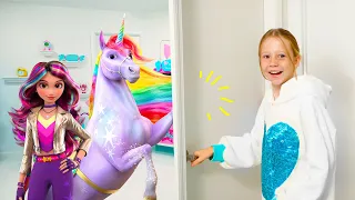 Nastya dan Eva menyelidiki misteri Akademi Unicorn