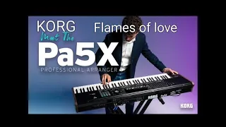 Fancy - Flames Of Love / KORG Pa5X Pro Cover by Johnny /