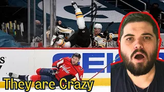 Hockey Newbie: A Brit's First Impressions of NHL (NHL Biggest Hits REACTION)