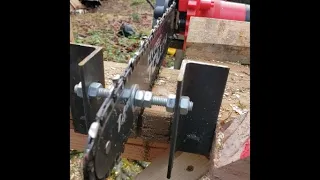 log cutting bench