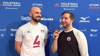 🇨🇦 Nick Hoag | Canada vs. Germany | 2023 Men’s VNL Ottawa