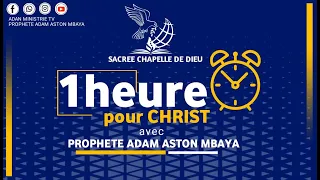 UNE HEURE POUR CHRIST :  L'OFFRANDE DE LA RESTITUTION / QUESTIONS-REPONSES. Le Prophète ASTON MBAYA