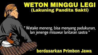 Primbon Jawa Lengkap : Weton Minggu Legi