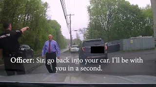 Cop Pulls over Judge, Judge uses is position of power to get off quickly.