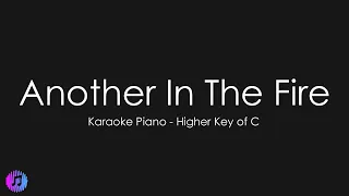 Another In The Fire - Hillsong UNITED | Piano Karaoke [Higher Key of C]