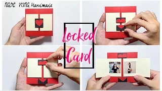 LOCKED CARD - Thiệp khoá trượt bí mật siêu xinh - NGOC VANG Handmade