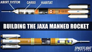 How To Build JAXA Manned Spacecraft With H3 Rocket In Spaceflight Simulator