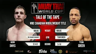 MTWC X: WBC Canadian Middleweight Championship - Davis vs Green