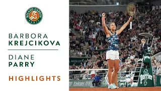 Barbora Krejcikova vs Diane Parry - Round 1 Highlights I Roland-Garros 2022