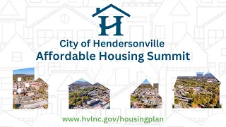 Affordable Housing Summit - Thursday, May 16, 2024