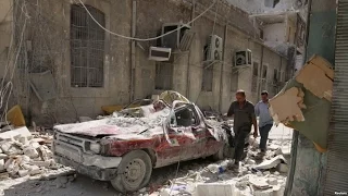 Новые бомбардировки Алеппо