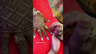 Beautiful Bridal Mehndi Back Hand Full Design #mehndidesigns #dulhanmehndi #bridalmehndi #viral