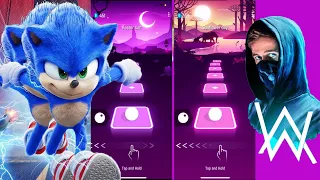 Sonic vs Alan Walker - Faded I #MusicBattle I #TilesHop