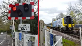 1080P | Rusham Level Crossing [Surrey, 11/04/23]