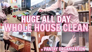 WHOLE HOUSE CLEAN WITH ME | SPEED CLEANING MOTIVATION | DEEP CLEANING, DECLUTTER & ORGANIZE