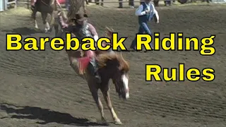 Bareback Rules for Cowboys- Retro