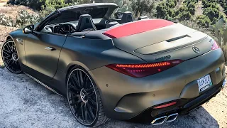 NO MORE S-Class Coupe?! 2022 Mercedes-AMG SL 63 - LAUNCH START, REVS, INTERIOR AND EXTERIOR REVIEW.