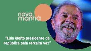 Lula eleito presidente da república pela terceira vez