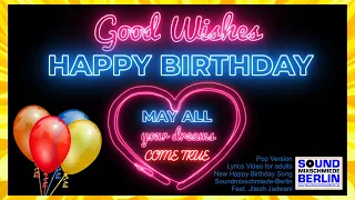 Good Wishes Happy Birthday Song for adults ❤️ "Happy Birthday Song" Pop Song Lyrics Video WhatsApp