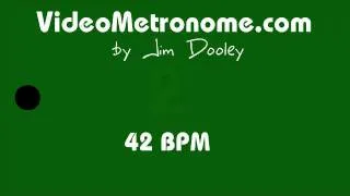 42 BPM Human Voice Metronome by Jim Dooley