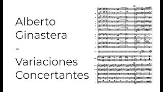 Alberto Ginastera - Variaciones Concertantes