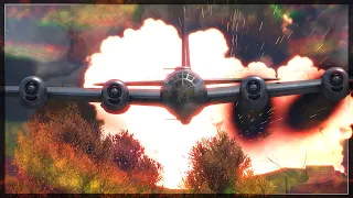 TU-4 💥12,000 KG💥 CARPET BOMBING AN ENTIRE TANK BATTFIELD  (War Thunder)