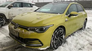 Взял Гольф 8 - цифровая зима / VW Golf 2021