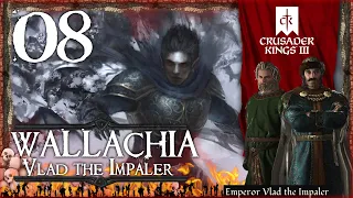 [8] Crusader Kings III Roleplay - Wallachian-Bohemian War and Vampire Blood Empire (Wallachia)