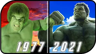 Evolution of HULK Movies 1977 - 2021