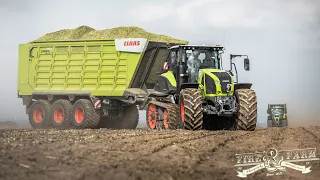 Claas Event 2021 | Axion TT Abfahrgespann | Jaguar 990 TT | Maishäckseln | Xerion TS | Corn Chopper