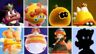 Super Mario Bros. Wonder - All Daisy Transformations (Power-Ups & Wonder Effects)