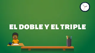 🧸🧸NOCIONES DEL DOBLE Y EL TRIPLE [Matemática 2do Grado]