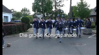 Die große Königsparade in Münchrath zum Schützenfest im Mai 2024.
