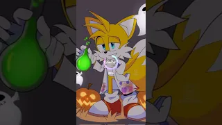 Tails Halloween AI Edit // #helloween #evil #tailsthefox #tails  #edit #sega