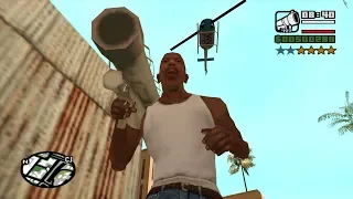 Grand Theft Auto: San Andreas (Police Helicopter Destroy) Police Fight on Hospital - Gameplay HD